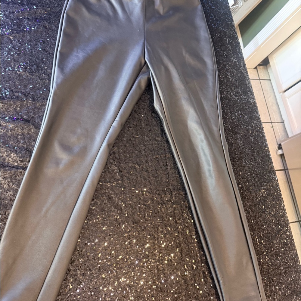 Stylish black Faux Leather Pants
